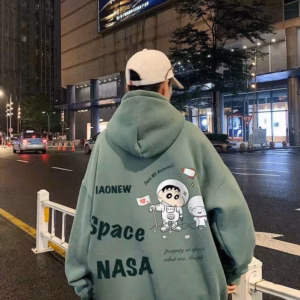 Áo Khoác Hoodie Nam Nữ Với Tôn Dáng Form Rộng Áo Có In Chữ Space Nasa Siêu Sắc Nét Chất Liệu Vải Áo Dày Dặn Mặc Ấm Khi Mùa Se Lạnh Áo Đẹp Hàng Hot Trend-Htm Fashion