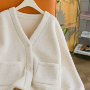 Áo Nỉ Nữ Phối Dáng Form Đẹp Chất Vải Dày 1 Lớp Mặc Mát Mẻ Có 2 Túi Bên Bao Tiện Có Cúc Bấm Nhẹ Nhàng Áo Đẹp Hàng Hot Trend-Htm Fashion