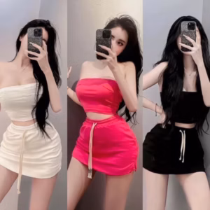 Sét Áo Ống Váy Rút Có Quần Trong - Lê Phương Boutique