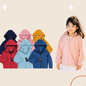 Áo Khoác Gió In Chữ Chất Liệu Chống Thấm Nước Cho Bé Slcxg28 - Chipxinhxk