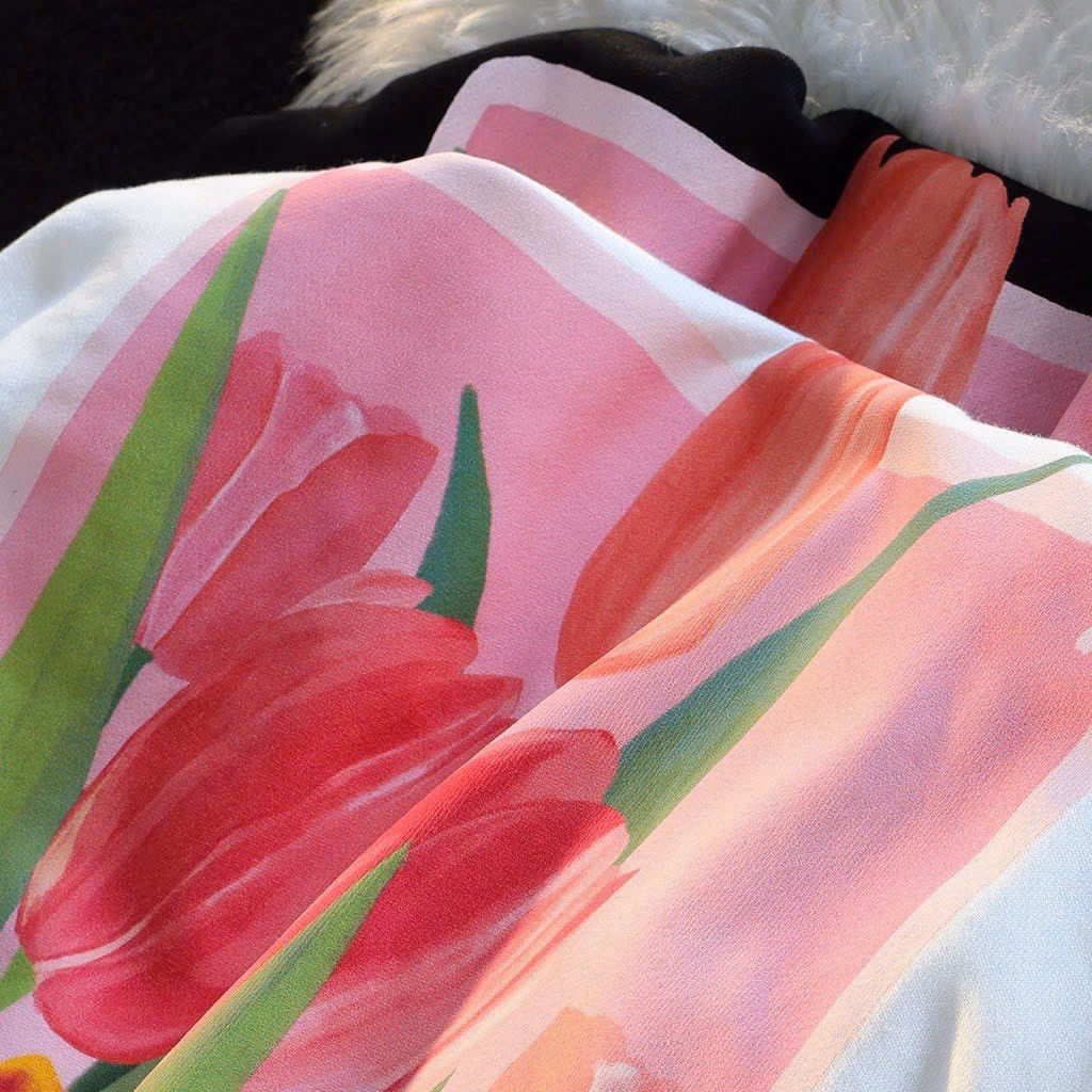 Áo Khoác Nỉ Hoodie Nam Nữ Với Chất Dáng Form Rộng Chất Liệu Vải Áo Dày Dặn Trước Áo In Hình Bông Hoa Tulip Bao Đẹp Sắc Nét Áo Đẹp Hàng Hot Trend-Htm Fashion - Ảnh 7