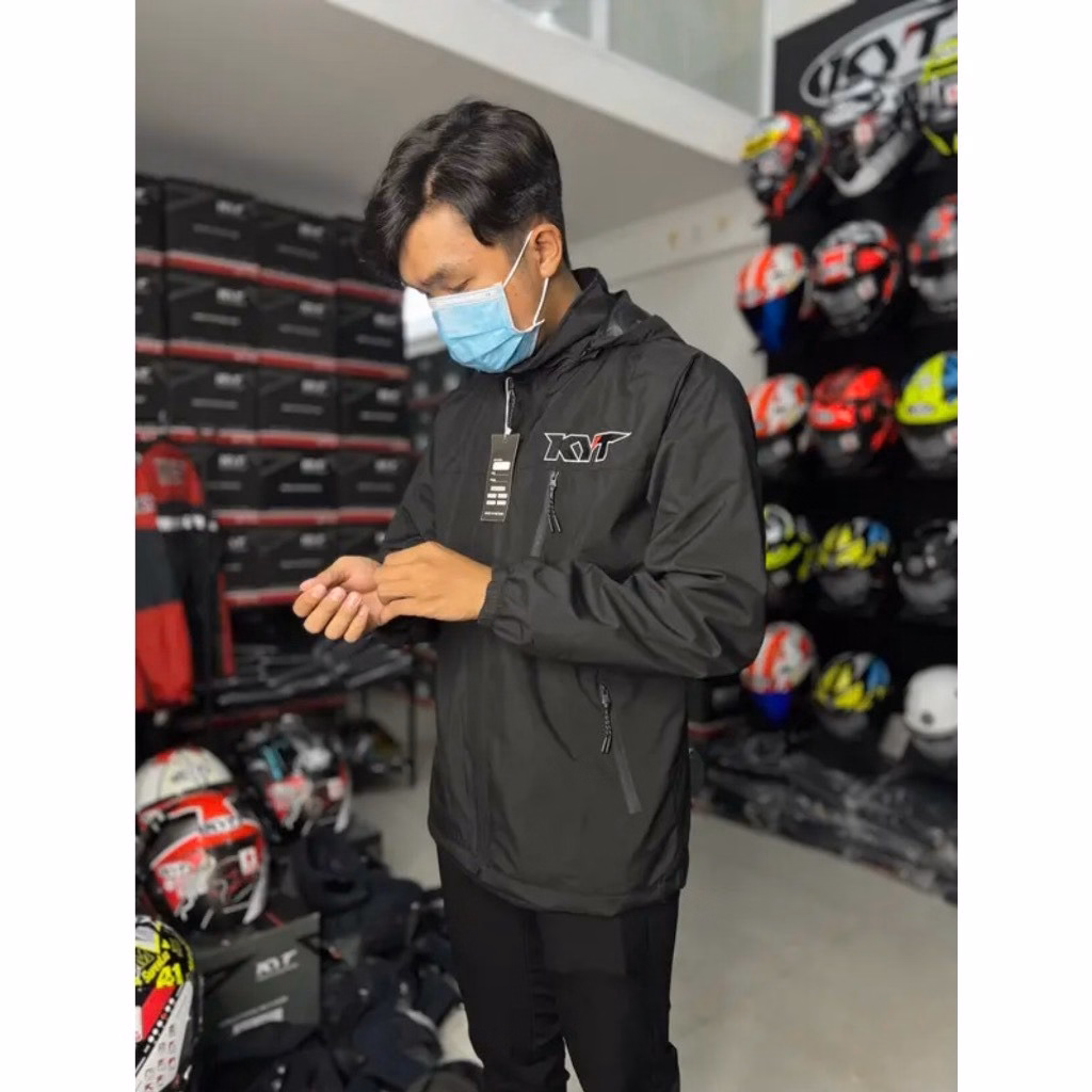 Áo Khoác Dù Kyt Nam Nữ Có Chất Dáng Form Rộng Có Nón Chống Nắng Chất Dù 2 Lớp Dày Dặn Trước Áo Có Khóa Kéo Chất Áo Đẹp Hàng Hot Trend-Htm Fashion - Ảnh 2