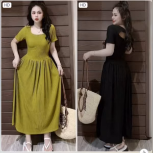 Váy Dạ Hội Thun Nhật, Đầm Thời Trang Trẻ Trung - Shop Mẹ Bống