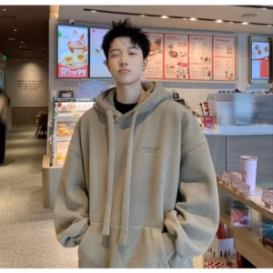 Áo Hoodie Trơn Nam Nữ Unisex Form Rộng