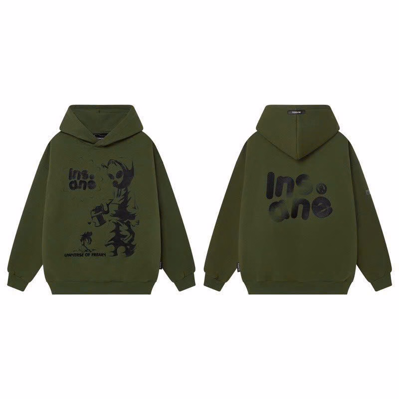 Áo Hoodie Nam Nữ Vải Nỉ In Chữ Iinsann Màu Xanh Siêu Chất Tp34 - Golden Dream