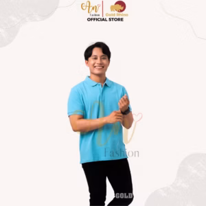 Polo Nam Màu Ngọc 100% Cotton Cao Cấp Kháng Khuẩn Thoáng Mát - Gold Rhino