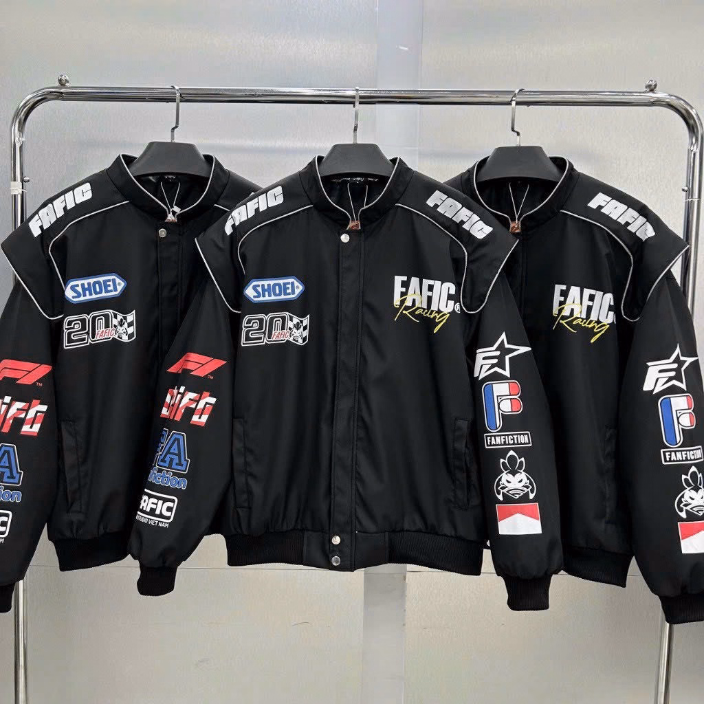 Áo Khoác Dù Nam Áo Được In Chữ Fafic Speedometer Bao Sắc Nét Áo Khoác Biker Racing Áo Form Rộng Áo Đẹp Hàng Hot Trend-Htm Fashion - Ảnh 14