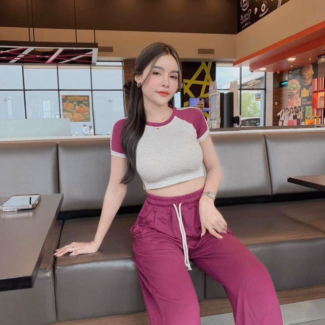 Set Bộ Đồ Nữ Áo Coptop Mix Quần Ống Rộng Bt802 - Nana House