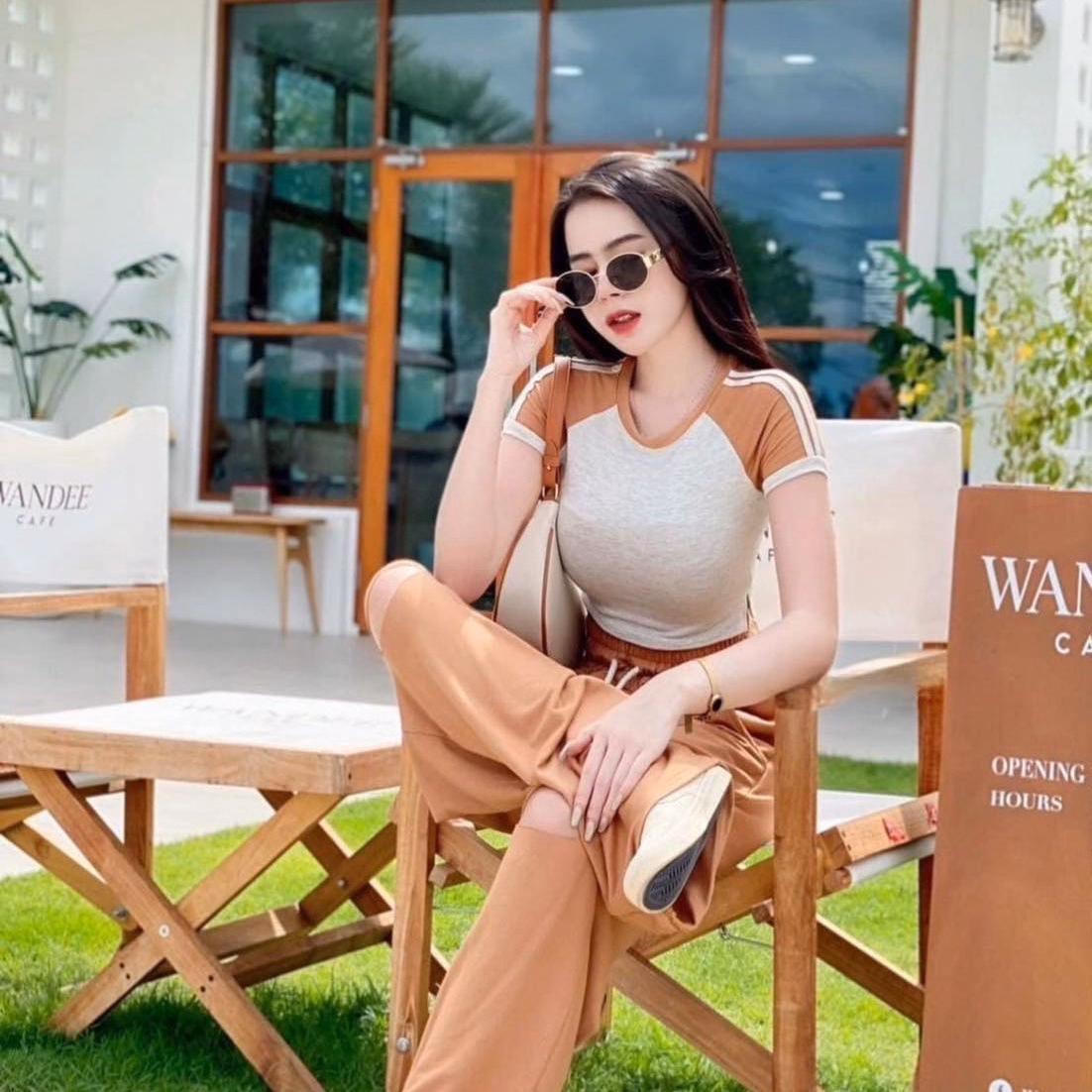 Set Bộ Đồ Nữ Áo Coptop Mix Quần Ống Rộng Bt802 - Nana House - Ảnh 2