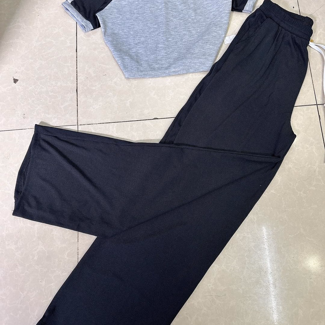 Set Bộ Đồ Nữ Áo Coptop Mix Quần Ống Rộng Bt802 - Nana House - Ảnh 11