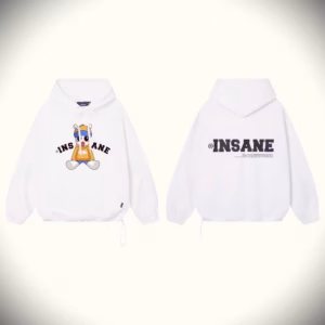 Áo Hoodie Nỉ Nam Nữ Áo Có In Chữ Ins Ane Với Hình Bé Gấu Cute Chất Liệu Vải Mát Mẻ Form Rộng Tốt Có Nón Trùm Đầu Xịn Áo Đẹp Hàng Hot Trend-Htm Fashion