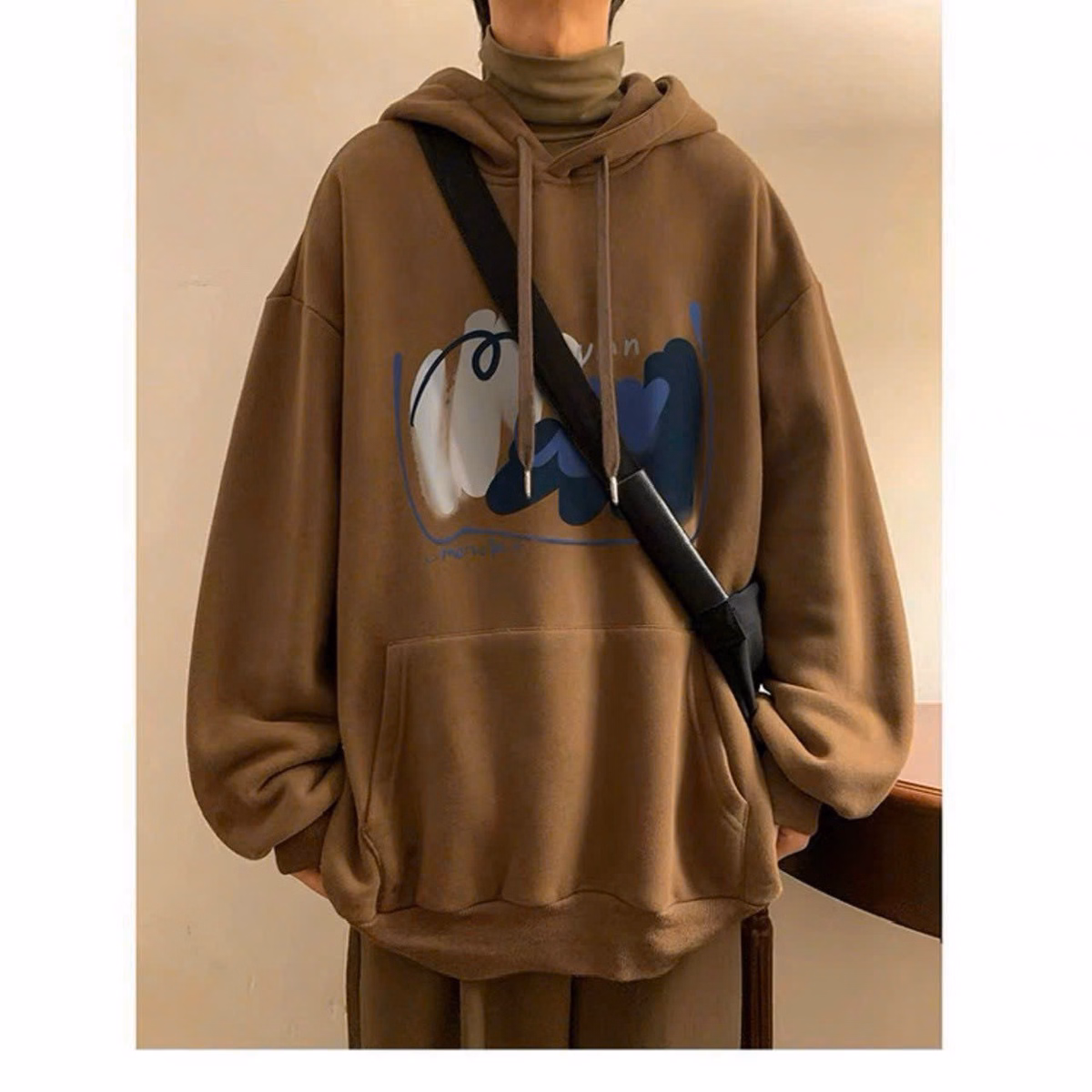 Áo Hoodie Nỉ Ngoại Nam Nữ Phối Theo Phong Cách Form Rộng Áo In Zt Với Chất Liệu Vải Dày Dặn Nón Trùm Đầu Cute Kèm Dây Kéo Áo Đẹp Hàng Hot Trend-Htm Fashion - Ảnh 10