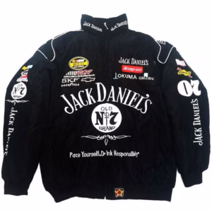 Áo Khoác Dù Nam Nữ Áo Form Rộng Trước Mặt Áo Có In Chữ Jack Daniels Racing Boy In 4D Bao Sắc Nét Dành Cho Các Dân Chơi Chất Vải Áo Mát Mẻ Áo Đẹp Hàng Hot Trend-Htm Fashion