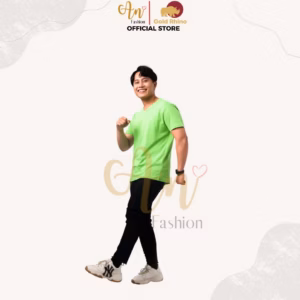 Áo Thun Nam Cổ Tròn Màu Cốm 100% Cotton Cao Cấp - Gold Rhino