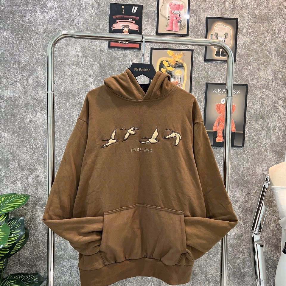 Áo Khoác Hoodie Nỉ Nam Nữ Chất Dáng Form Rộng Bao Đẹp Áo In Hình Con Cò Bay Trên Áo Sịn Có Nón Trùm Đầu Ô Tê Áo Đẹp Hàng Hot Trend-Htm Fashion - Ảnh 2