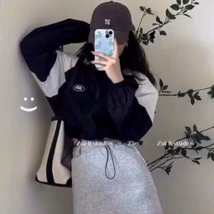 Áo Khoác Gió Nữ Dáng Croptop Chất Vải Gió Cao Cấp Tôn Dáng, Dễ Phối Đồ Sht89 - Minh Hà House