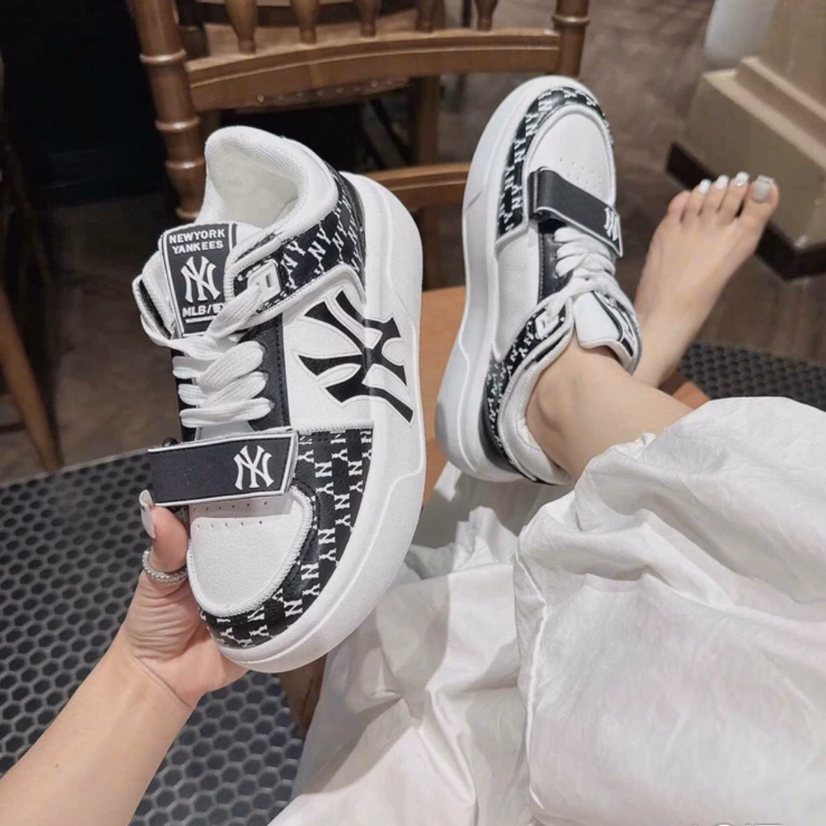 Giày Thể Thao Nam Nữ Ny Phiên Bản Mới Nhất, Siêu Hót- Haanh - Ảnh 4