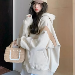Áo Khoác Hoodie Nỉ Nam Nữ Chất Dáng Form Rộng Áo Phối Viền Bên 2 Cánh Tay Chất Vải Dày Dặn Kèm Mũ Cute Áo Đẹp Hàng Hot Trend-Htm Fashion