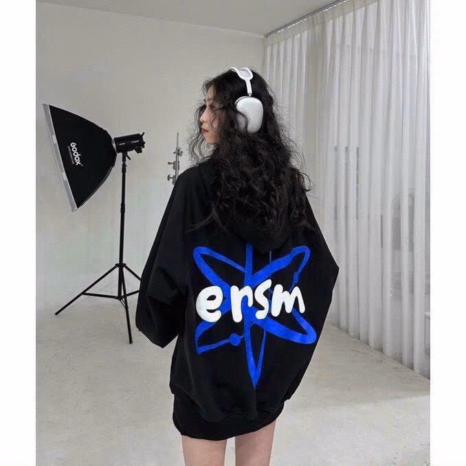 Áo Hoodie Nỉ Nam Nữ Chất Liệu Vải Dày Dặn Có Nón Trùm Đầu Áo Có In Chữ Ersp Siêu Đậm Nét Áo Đẹp Hàng Hot Trend-Htm Fashion - Ảnh 4