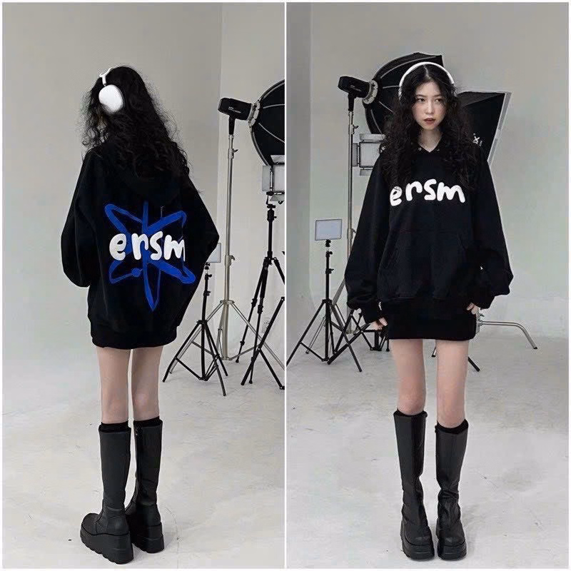 Áo Hoodie Nỉ Nam Nữ Chất Liệu Vải Dày Dặn Có Nón Trùm Đầu Áo Có In Chữ Ersp Siêu Đậm Nét Áo Đẹp Hàng Hot Trend-Htm Fashion
