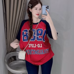 Set Bộ Đồ Nữ Áo Form Rộng Phối Quần Legging Thun Lạnh In 3D Sa792 - Sam Store