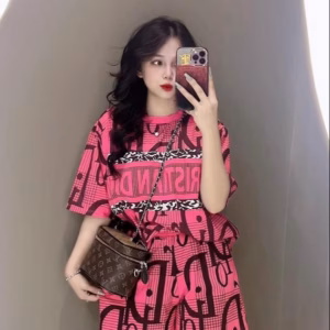 Set Bộ Đồ Nữ Thun In 3D Form Rộng Sa693 - Sam Store