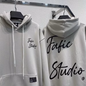Áo Khoác Hoodie Nỉ Nam Nữ Phối Theo Phong Cách Thời Trang Form Đẹp Và Rộng Chất Vải Dày Áo In Chữ Fajic Studio Bao Đẹp Nón Trùm Đầu Vip Hàng Hàng Hot Trend-Htm Fashion