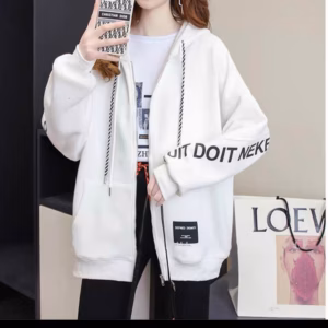 Áo Khoác Hoodie Tay Dài Form Rộng Với Chất Liệu Vải Nỉ Ngoại Mềm Mịn Có Dây Rút Có In Chữ Uit Doit Neke Cánh Tay Siêu Hấp Dẫn Áo Đẹp Hàng Hot Trend-Htm Fashion