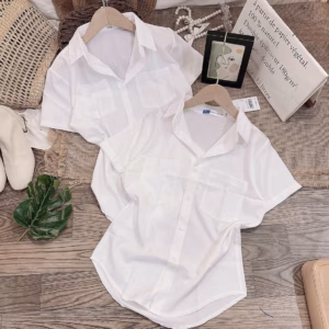 Áo Sơ Mi Nữ Kate Nhật 2 Túi Xinh - Lê Phương Boutique