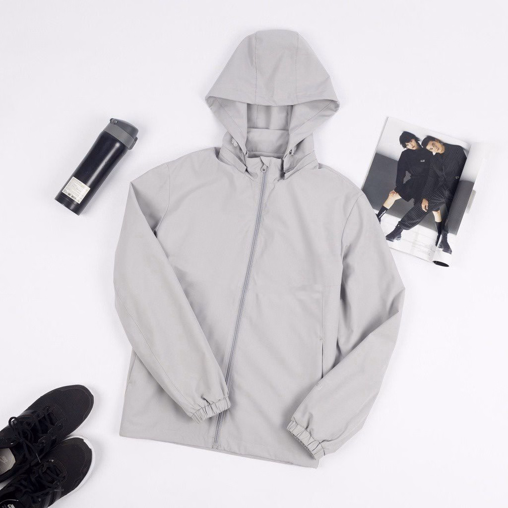 Áo Gió Nữ Phối Chữ Dọc Chống Nước - Chipxinhxk - Ảnh 9