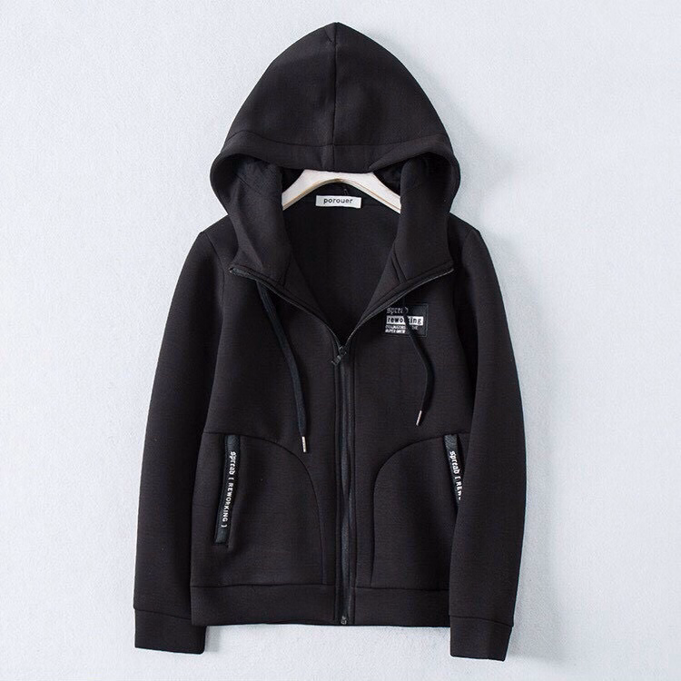 Áo Khoác Hoodie Nỉ Nam Nữ Có Nón Chống Nắng Chất Liệu Vải Dày Dặn Co Giãn Mềm Mịn Siêu Đẹp Áo Đẹp Hàng Hot Trend-Htm Fashion - Ảnh 3