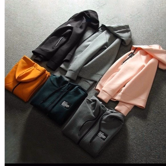 Áo Khoác Hoodie Nỉ Nam Nữ Có Nón Chống Nắng Chất Liệu Vải Dày Dặn Co Giãn Mềm Mịn Siêu Đẹp Áo Đẹp Hàng Hot Trend-Htm Fashion - Ảnh 2