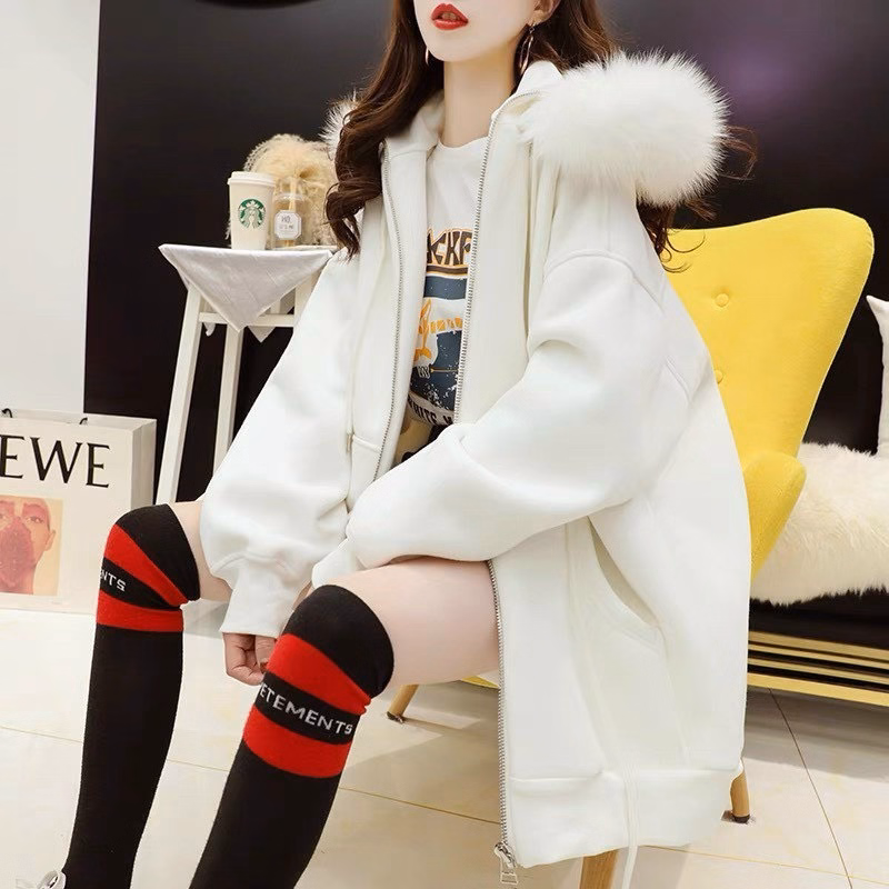 Áo Khoác Hoodie Nỉ Bông Nam Nữ Vành Nón Làm Bằng Lông Vũ Siêu Ấm Chất Liệu Vải Dày Dặn Form Rộng Bao Đẹp Áo Hot Trend-Htm Fashion