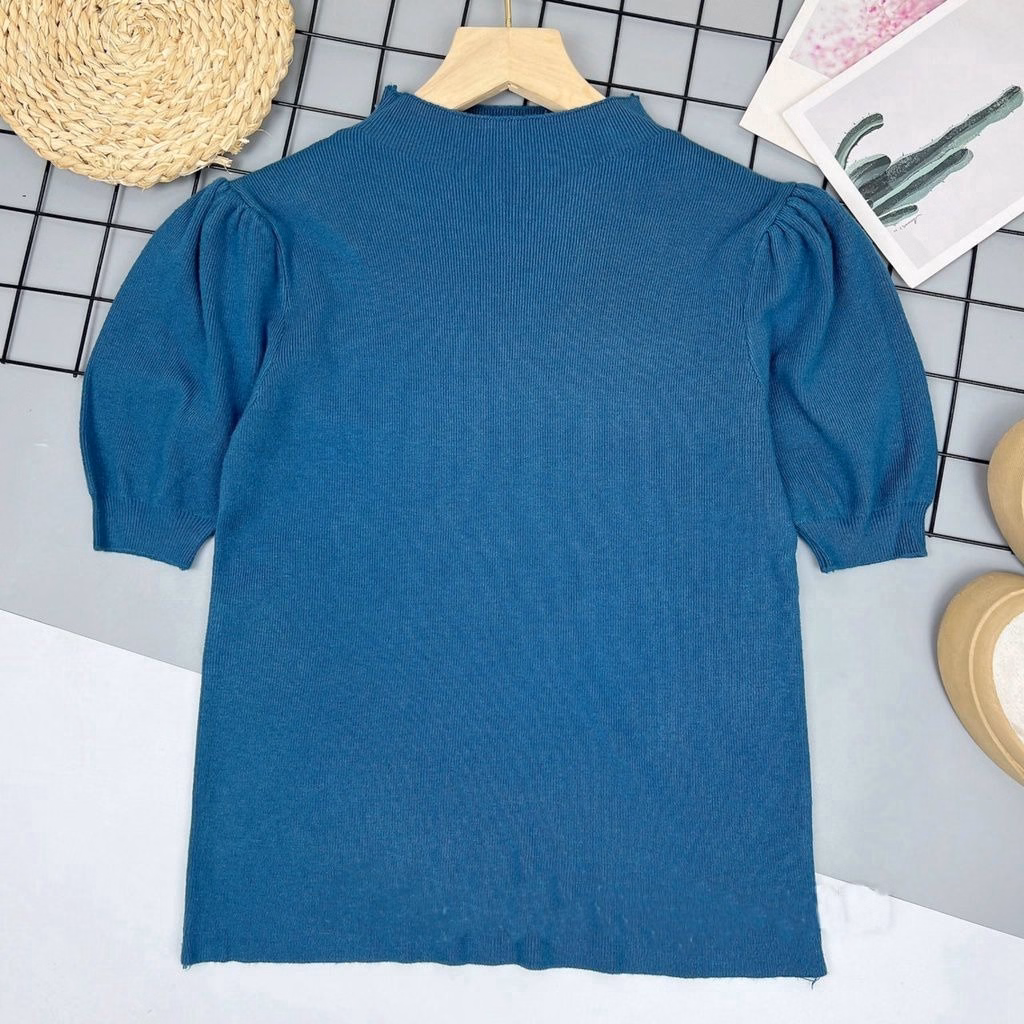 Áo Len Tay Bồng Chất Đẹp Tôn Dáng - Chipxinhxk - Ảnh 8