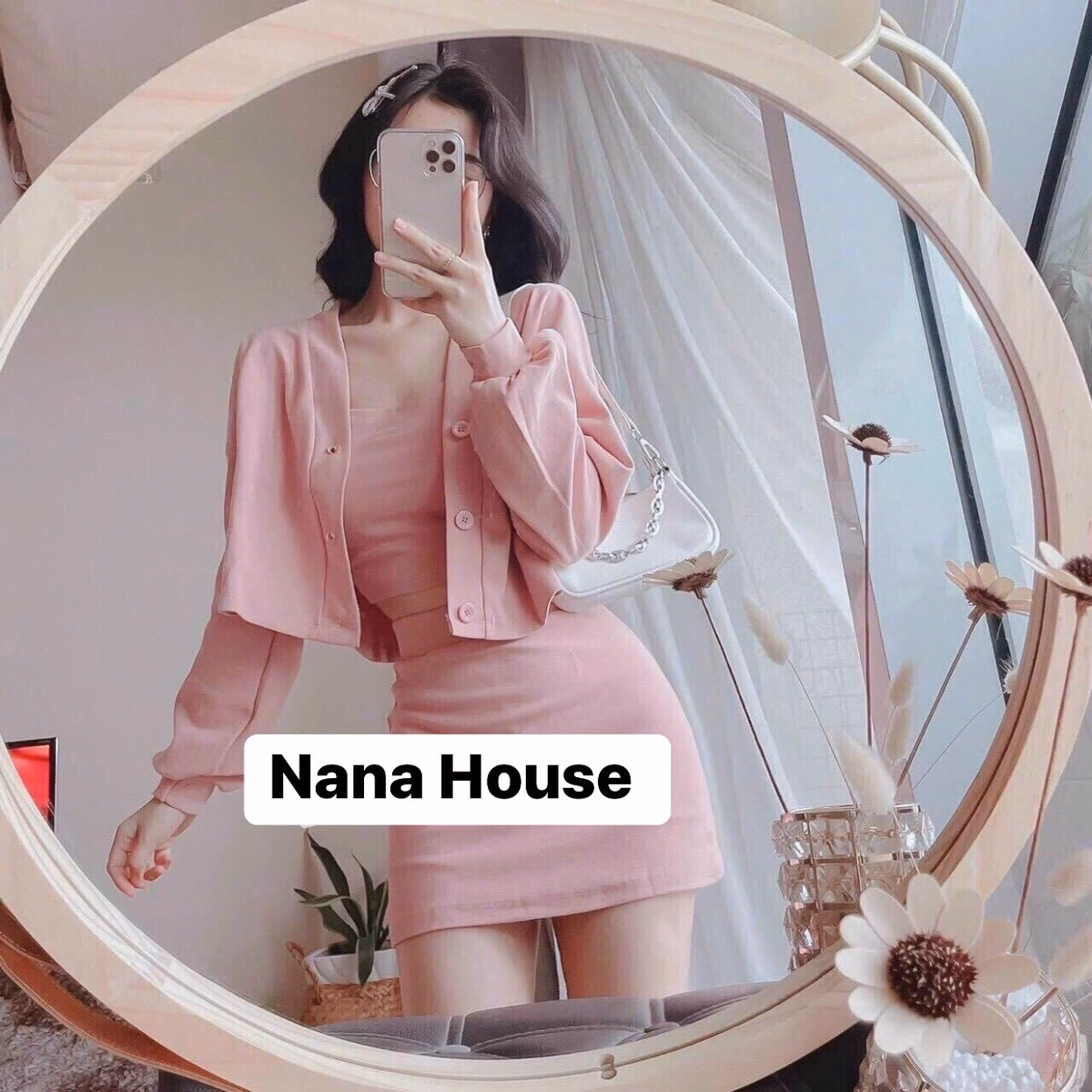 Set Bộ Đồ Nữ Áo 2 Dây Phối Chân Váy Ngắn Kèm Áo Khoác S18- Nana House - Ảnh 5