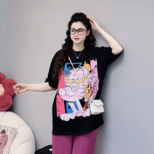 Set Bộ Đồ Nữ Áo Thun Form Rộngkute Phối Quần Khác Màu Sa883 - Sam Store