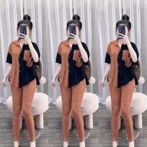 Set Bộ Thun Xốp Dài Phối Màu Thời Trang Siêu Dễ Thương Gk01 - Be Yourself