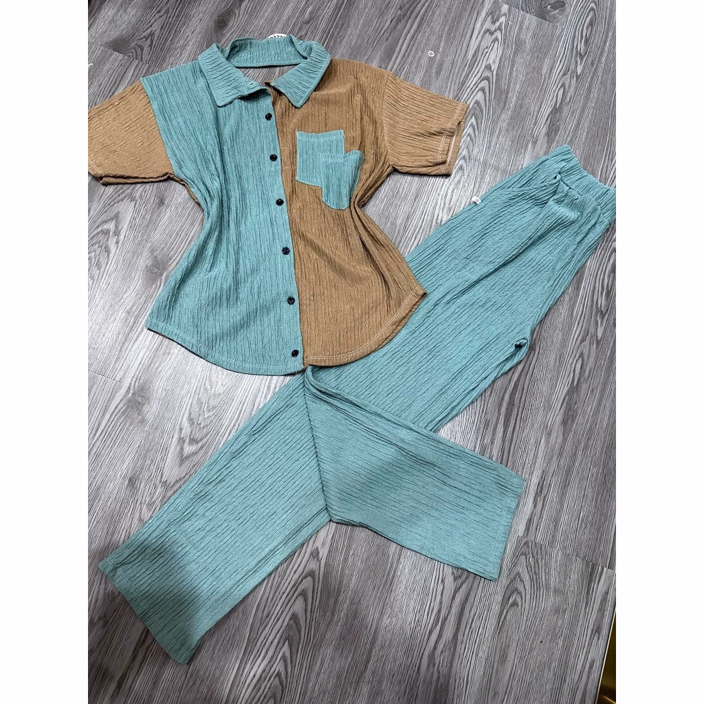 Set Bộ Thun Xốp Dài Phối Màu Thời Trang Siêu Dễ Thương Gk01 - Be Yourself - Ảnh 8