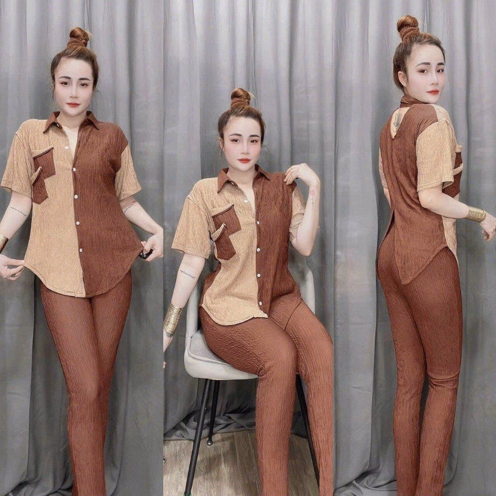 Set Bộ Thun Xốp Dài Phối Màu Thời Trang Siêu Dễ Thương Gk01 - Be Yourself - Ảnh 10