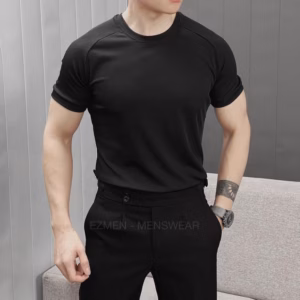 Áo Thun Body Nam Tuto5 Menswear Thun Gân Cao Cấp Ngắn Tay Chính Hãng At06 - Tuto5