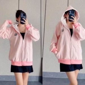 Áo Khoác Nỉ Nữ Phối Với Phong Cách Form Rộng Siêu Đẹp Vải Dày Dặn Có Phối Khóa Kéo In Hình Gấu Trúc Cute Lắm Hàng Hot Trend-Htm Fashion