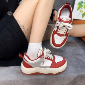 Giày Thể Thao Nữ Sneaker Phối Da Sọc Choson Cá Tính Pp435 - Pipi Store