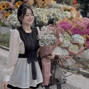 Sét Áo Pelum Tay Dài Kèm Quần Sort - Lê Phương Boutique