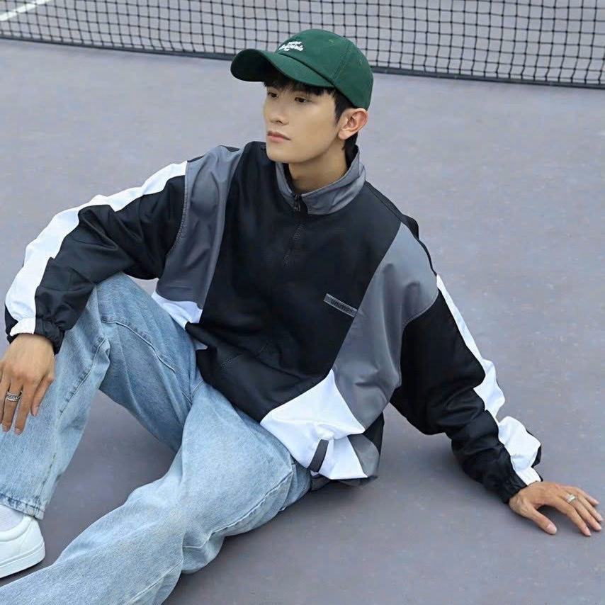 Áo Khoác Dù Mero 2 Lớp Nam Nữ Phối Chất Xịn Bo Thun Kèm Màu Cực Đẹp Phong Cách Trẻ Trung Áo Đẹp Hàng Hot Trend-Htm Fashion - Ảnh 3