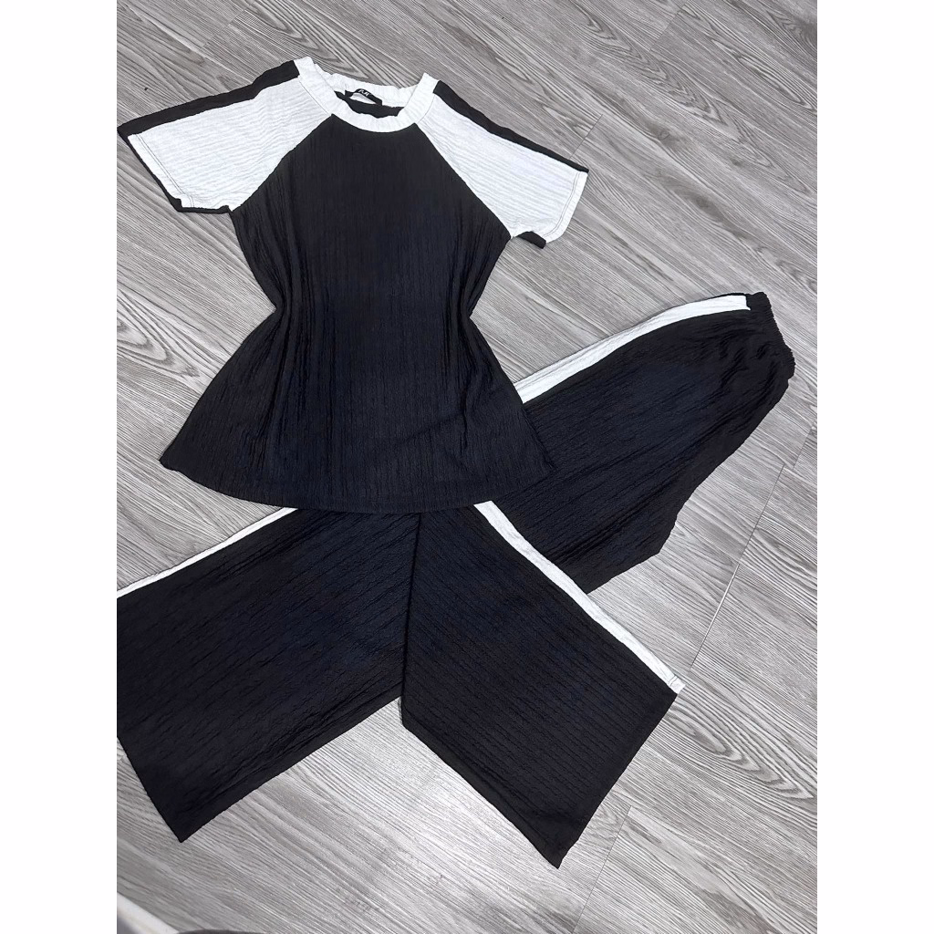 Set Bộ Thun Xốp Phối Màu Tay Thời Trang Dễ Thương Gk04 - Be Yourself