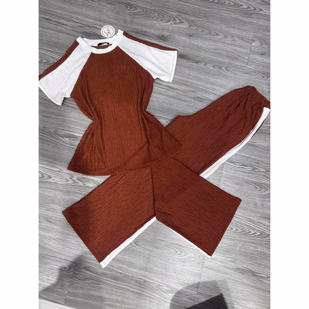 Set Bộ Thun Xốp Phối Màu Tay Thời Trang Dễ Thương Gk04 - Be Yourself - Ảnh 2