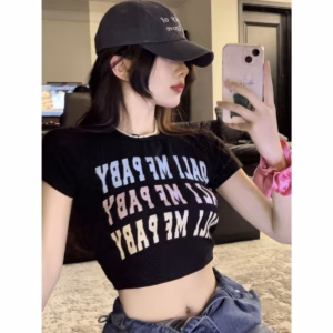Áo Phông Croptop Nữ Oali Me Paby