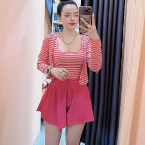 Set Bộ Thun Gân Đùi 3 Món - Lê Phương Boutique