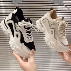 Giày Thể Thao Nữ Nâng Đế 7 Phân Mẫu Mới ( Phom Nhỏ Hơn 1 Size)- Haanh