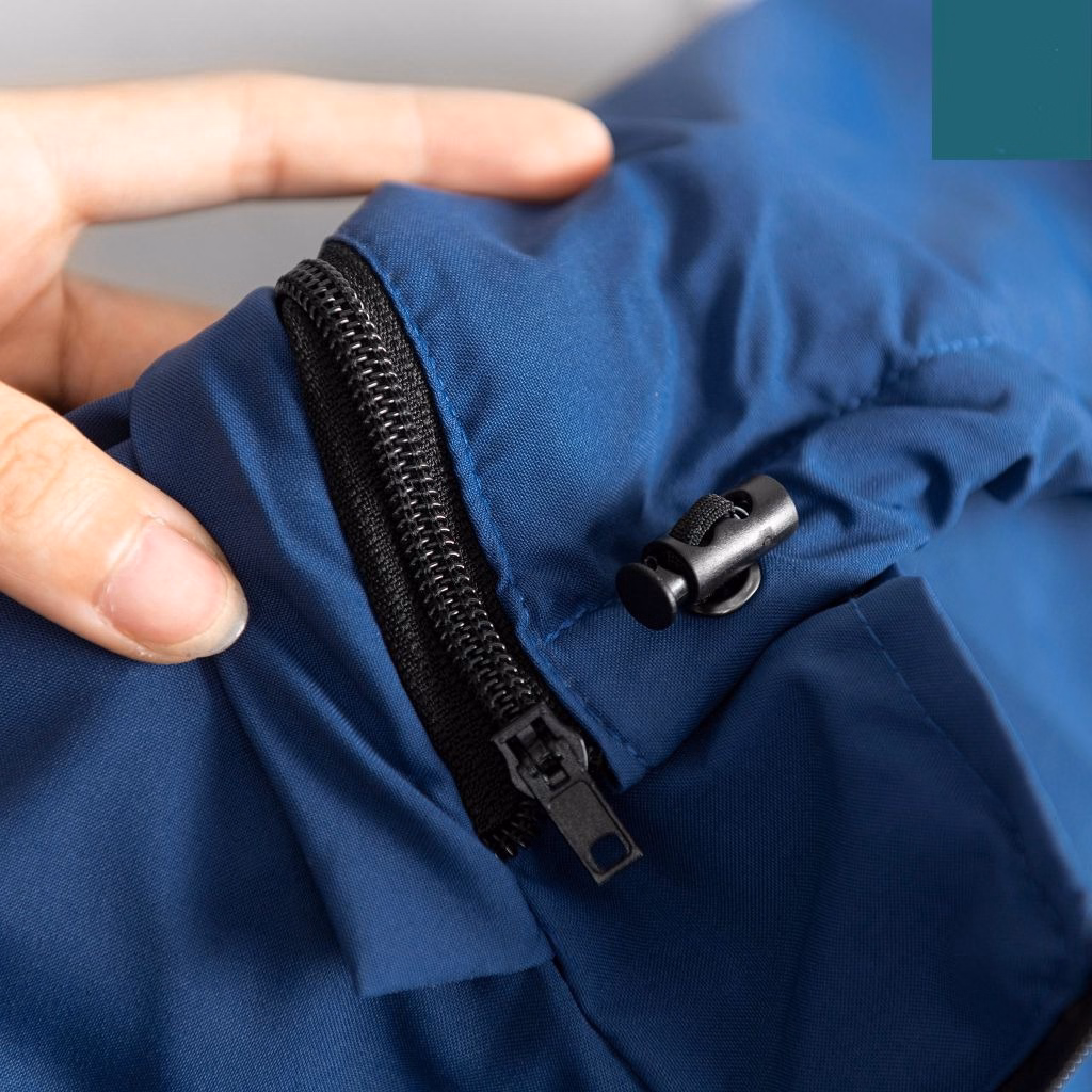 Áo Khoác Gió Nam In Chữ Ngực Lót Lông Nâu Mẫu Mới Phong Cách Thể Thao - Chipxinhxk - Ảnh 9